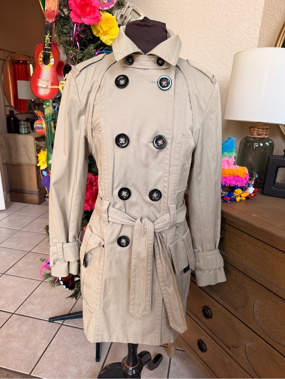 Zara mid trench/rain coat